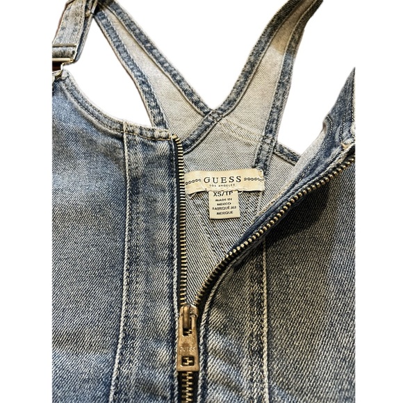 GUESS • Los Angeles • XS • Denim • Short • Overalls • Distressed • - Picture 2 of 4